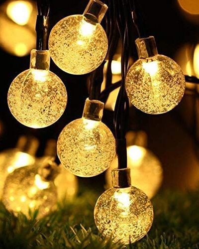 Led Crystal Bubble Ball String Fairy Lights For Decoration