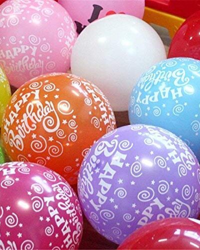 Happy Birthday Printed Balloons -25 in 1 (14")