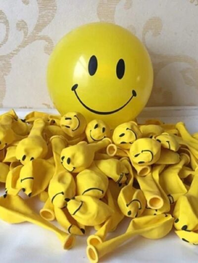 Smiley Printed Balloon 25pc