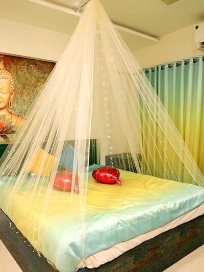 OFF WHITE Decoration Net Tent Decoration For Your Loved Ones (Cloth Piece Only)