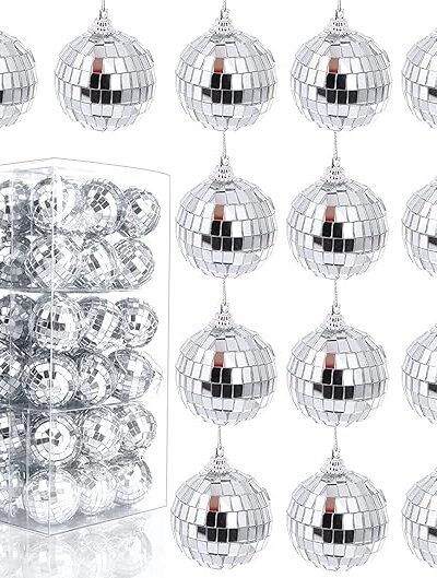 The Decor Affair 6 Pcs Mirror Disco Ball(1.5 inch)