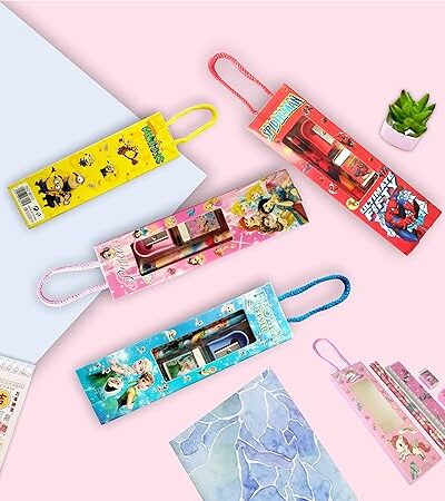 Cartoon Theme Stationary Pack of 12pes mix