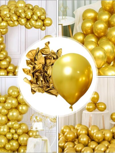 nor Crome metalic Balloon 50pc Party Balloons