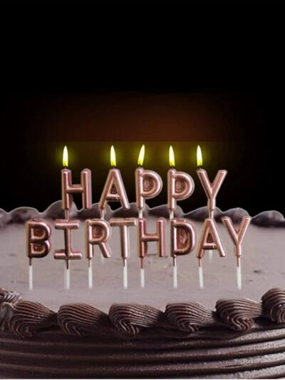 happy birthday letter candle for birthday party Alphabet Candle for Birthday