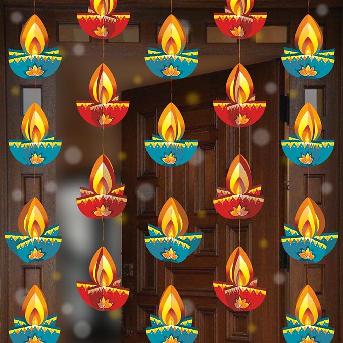 DIWALI DECORATION 3D Butter Fly Hanging Garland