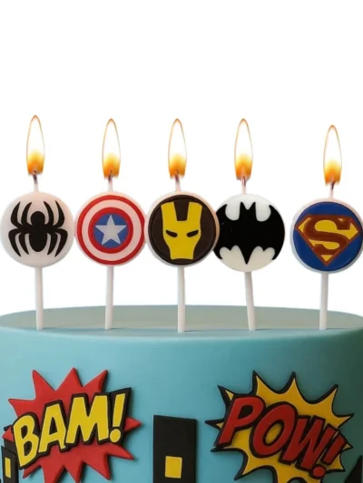 Avenger Theme Candle for AVENGER Theme birthday party items