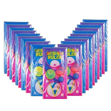 design ruler | multi color| set of 20