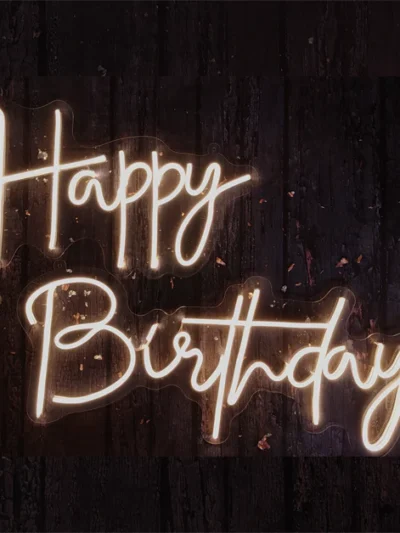 Happy Birthday Neon Sign Light Big
