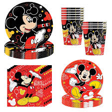 Mickey Mouse Paper Plates mickey mouse party decoration THEME PAPER PLATES