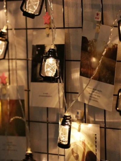 Mini Lantern String Lights - Warm White
