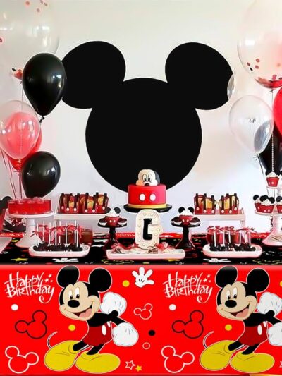 Mickey Mouse Table Cloth 4x6 mickey mouse party decoration