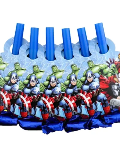Avenger Theme Party Hooter 6pc For birthday party theme party items avenger party whistle