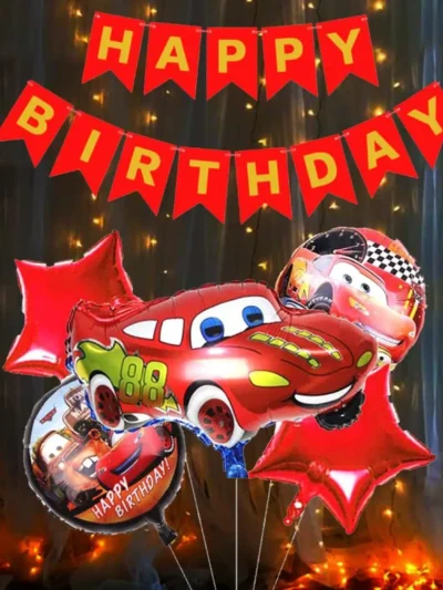 McQueen Car Theme Whistle for birthday cars theme party
