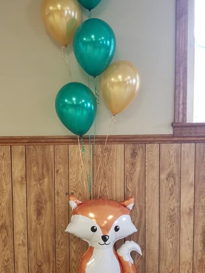 Woodland Fox Theme Balloon Bouquet