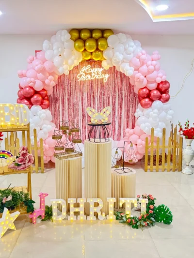 Macron Balloon Decoration